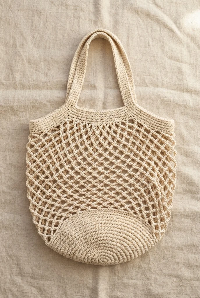 The Classic Mesh Net Market Bag — crochet farmers market bag