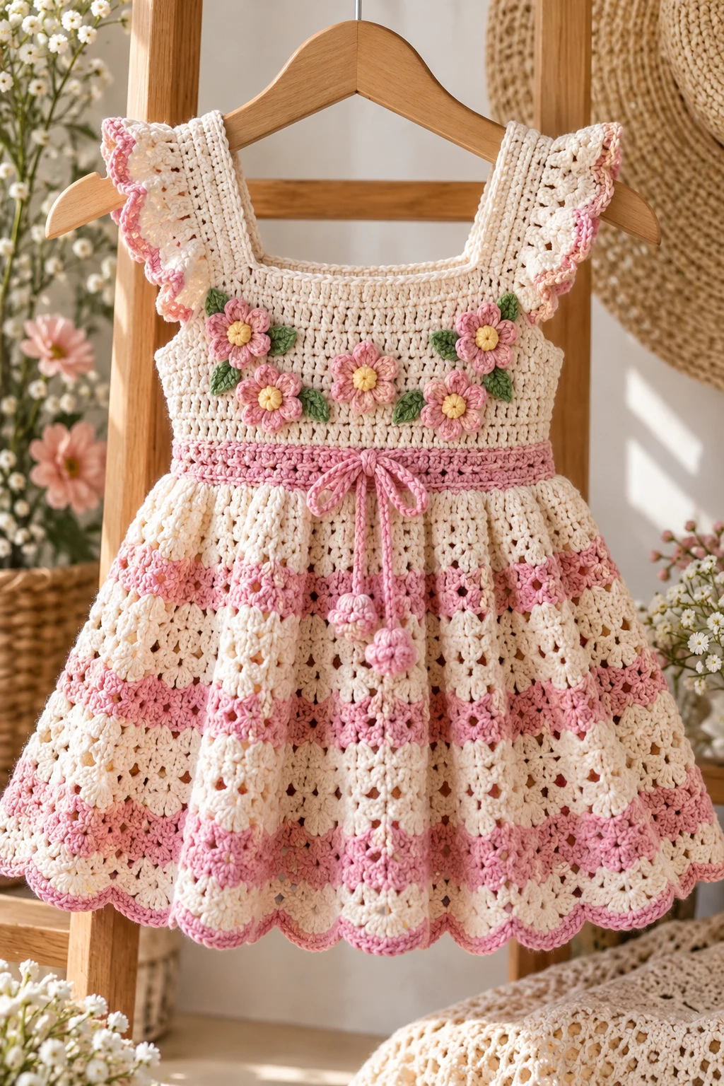 The Sweet Crochet Dress for Little Girls — crochet fashion patterns style outfit
