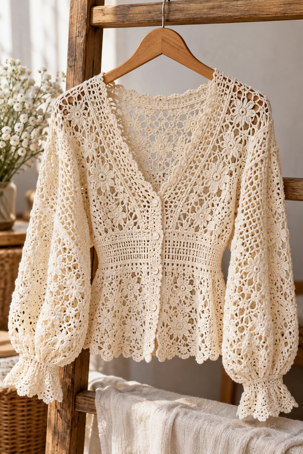 The Romantic Crochet Lace Blouse — crochet fashion patterns style outfit