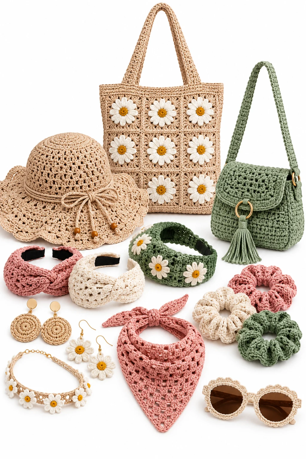 Shop: crochet fashion accessories