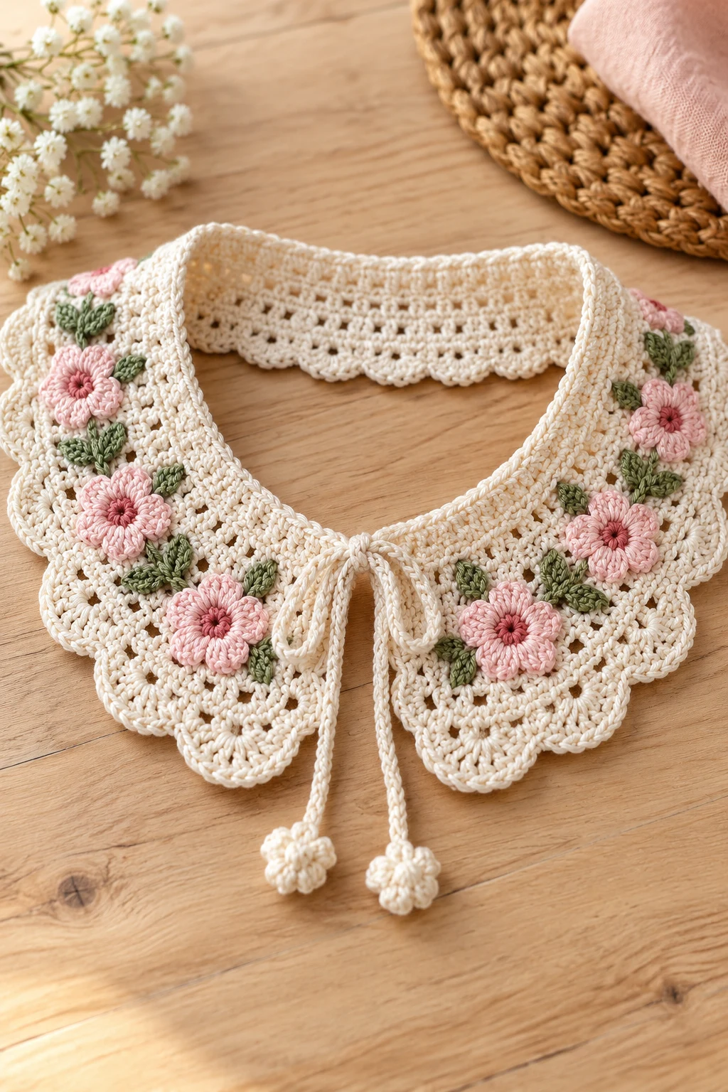 The Statement Crochet Collar — crochet fashion
