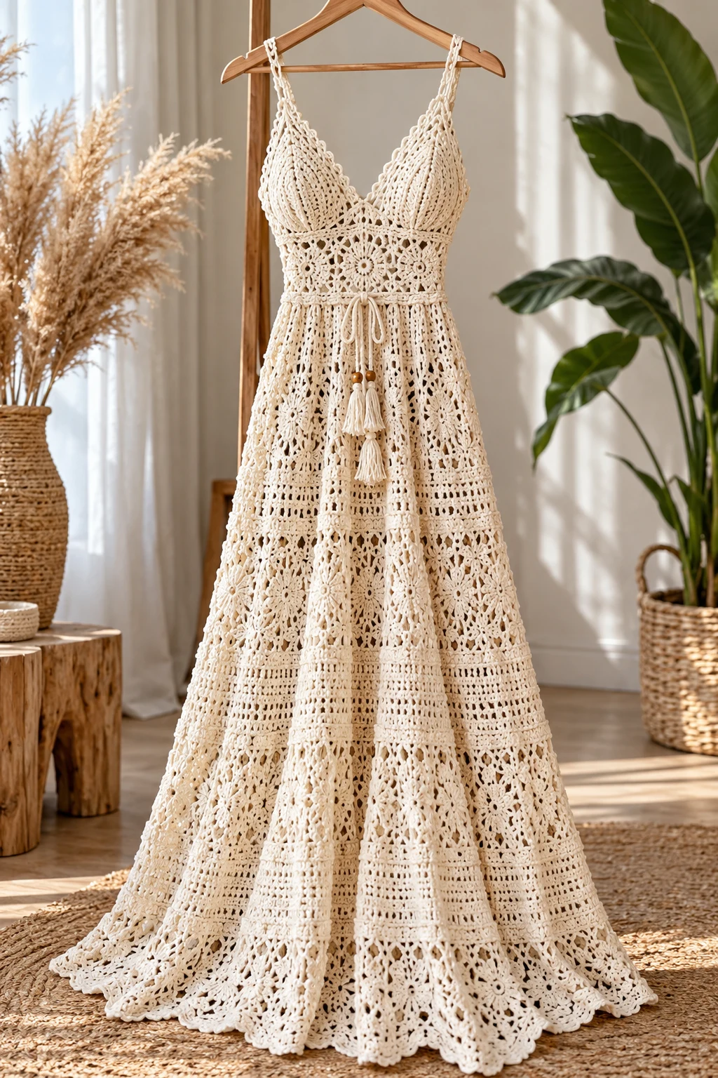 The Romantic Crochet Maxi Dress — crochet fashion