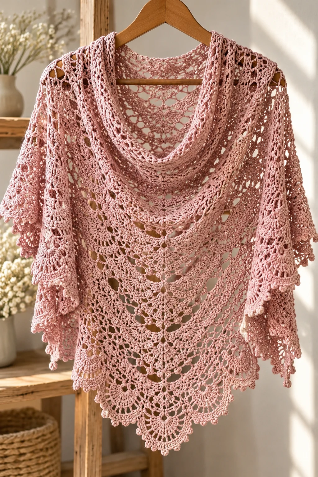 The Elegant Crochet Lace Shawl — crochet fashion