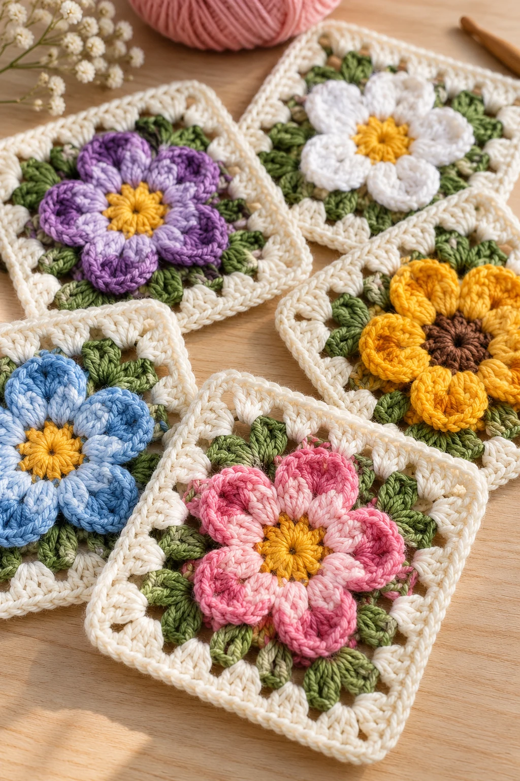 Beautiful Crochet Flower Granny Square Pattern Ideas You'll Want to Make — crochet flower granny square pattern