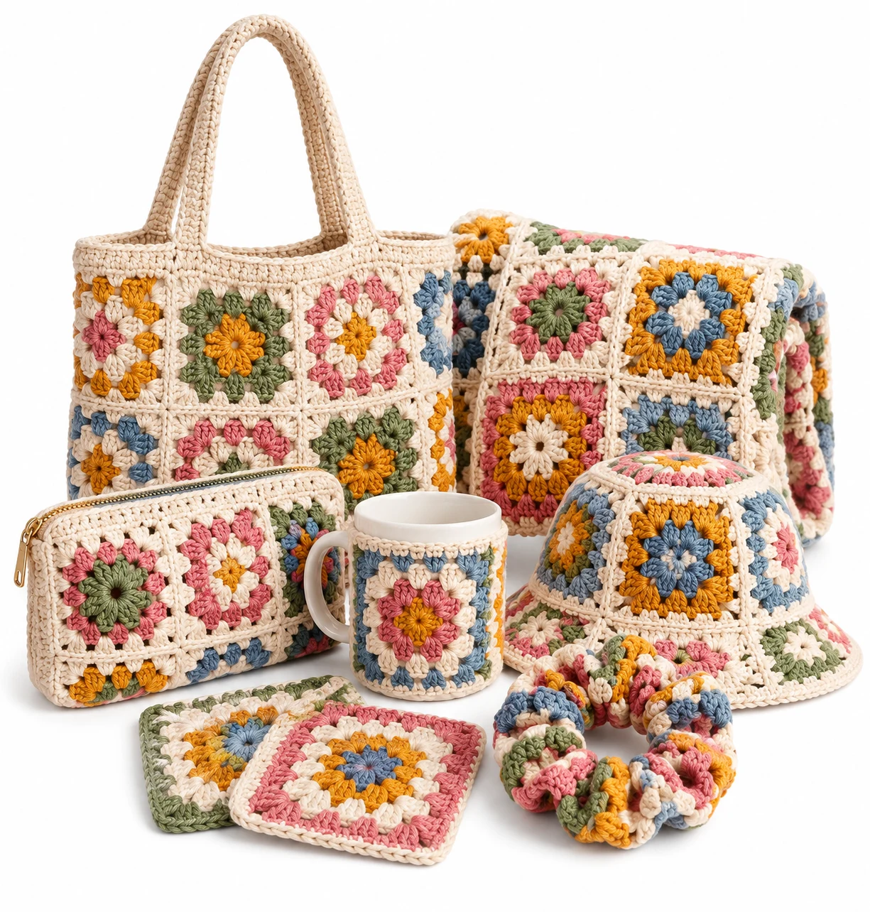 Shop: crochet granny square pattern gift ideas