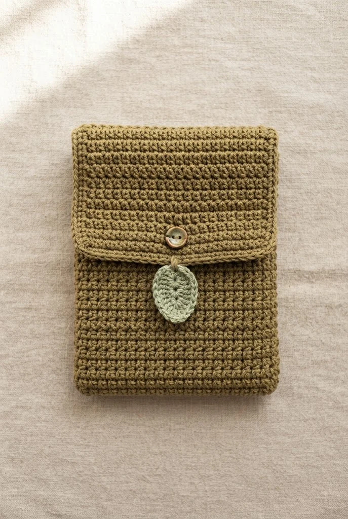 The Compact Foldable Pouch — crochet grocery bag pattern free