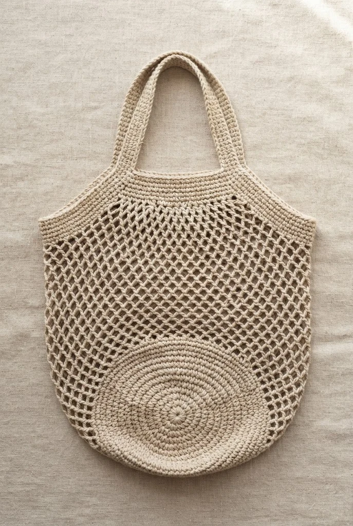 The Heavy-Duty Produce Net — crochet grocery bag pattern free