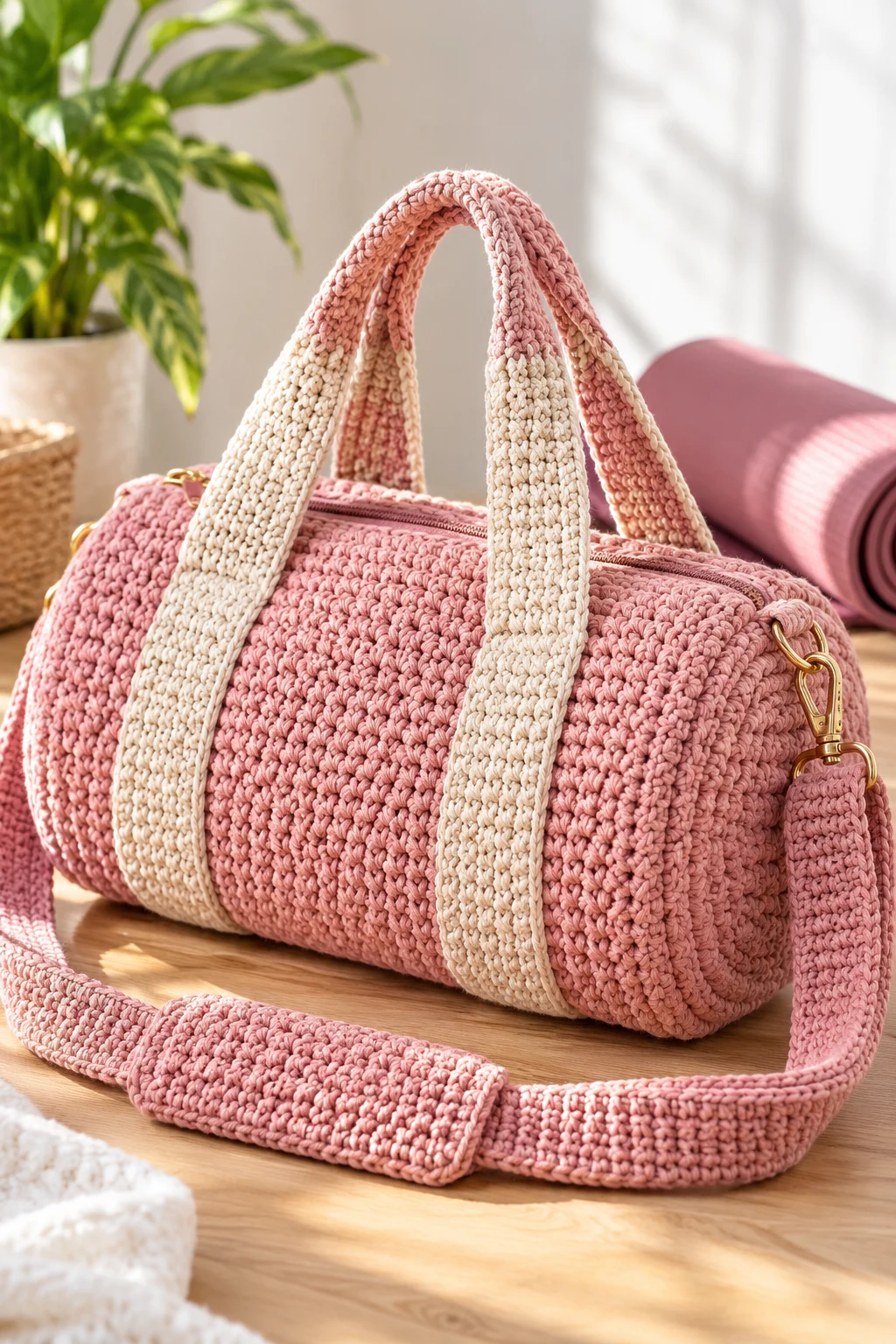 Crochet Gym Bag Ideas: Stylish DIY Sports Bags You Can Make at Home — crochet gym bag