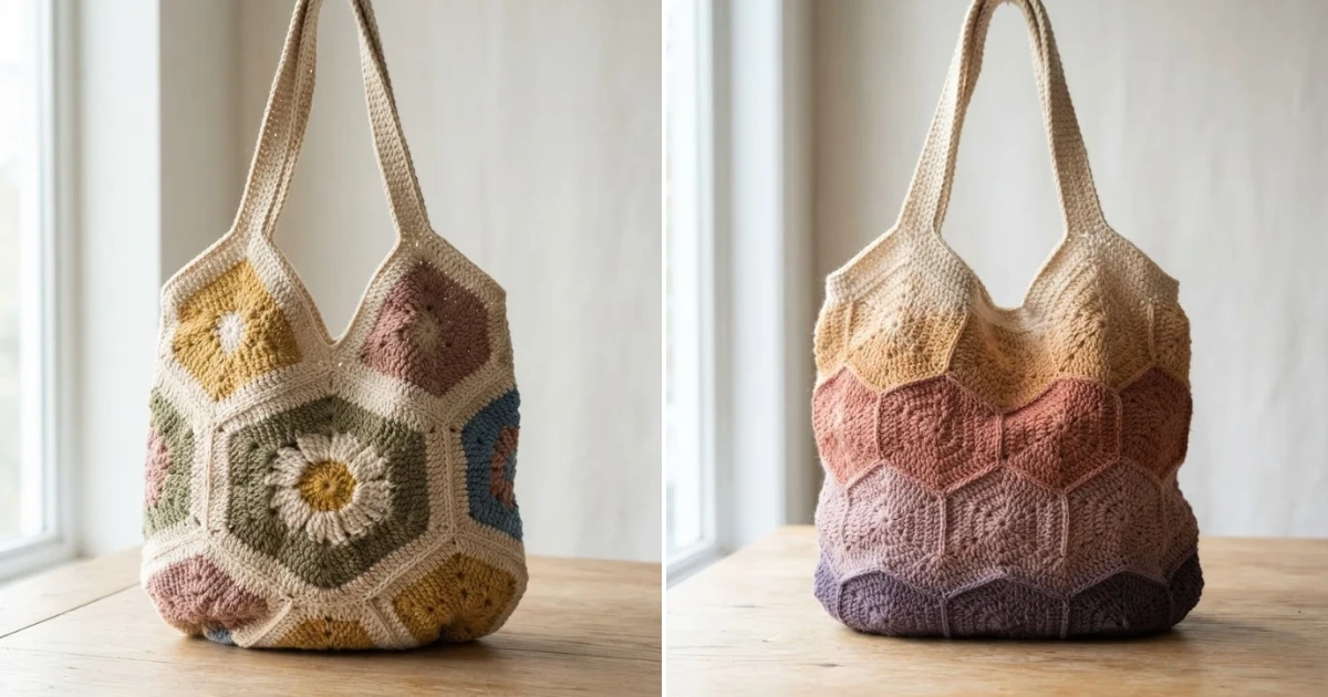Crochet hexagon bag: 15 Amazing DIY Ideas for 2026 crochet hexagon bag