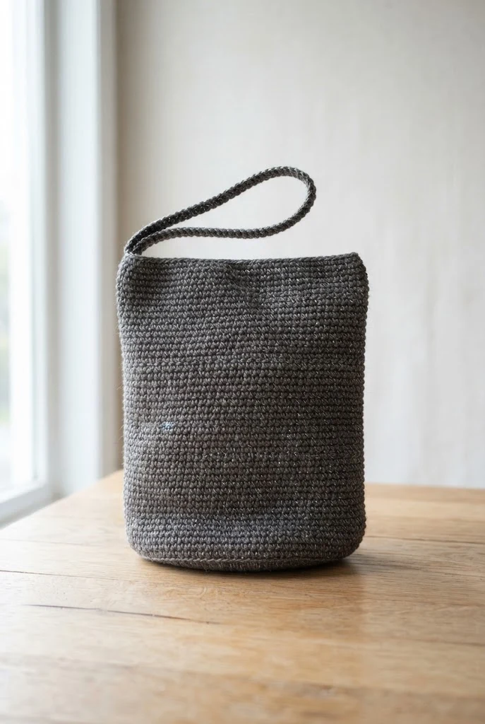 Metallic Thread Accent Evening Pouch — crochet ipad bag style outfit
