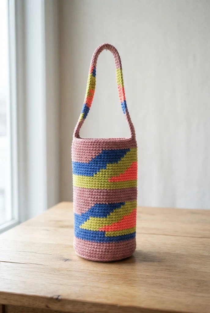 Neon Pop Sporty Drink Sling — crochet ipad bag style outfit