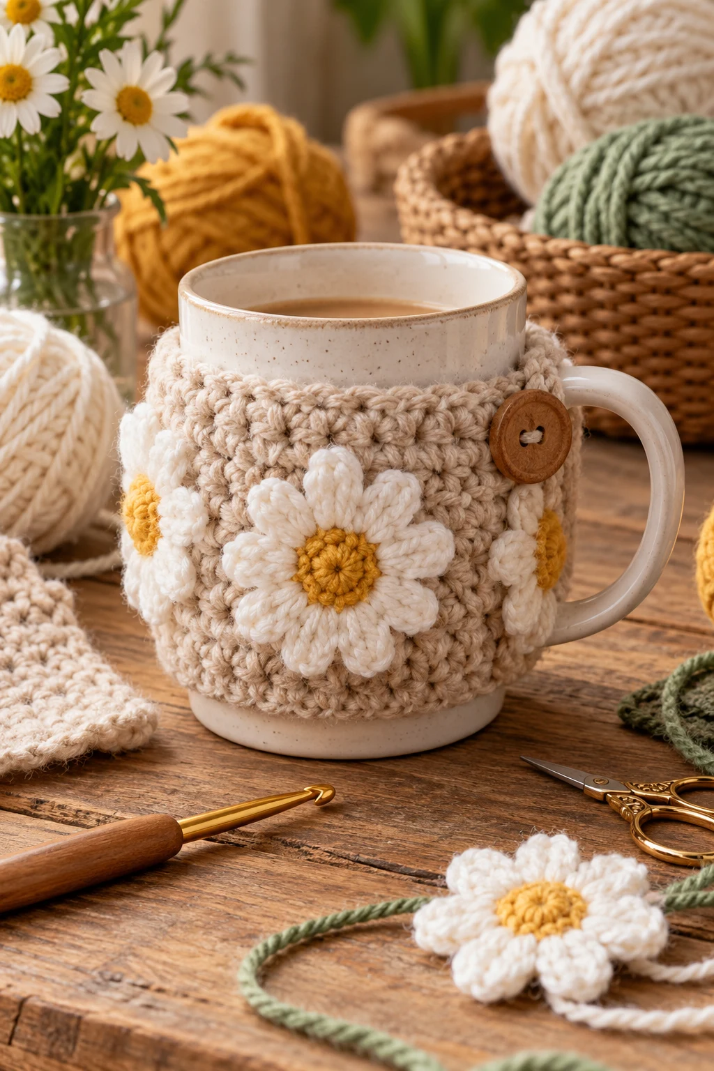 Cozy Crochet Mug Cozy — crochet items style outfit