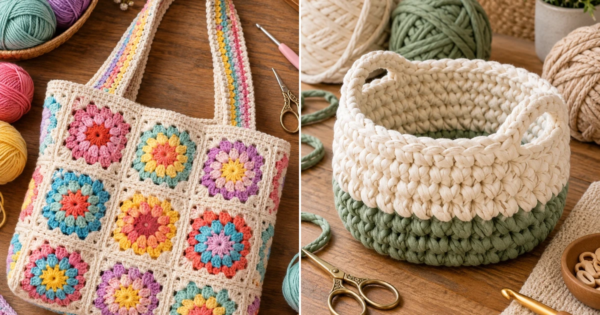 15 Crochet Items to Make, Gift, or Sell crochet items