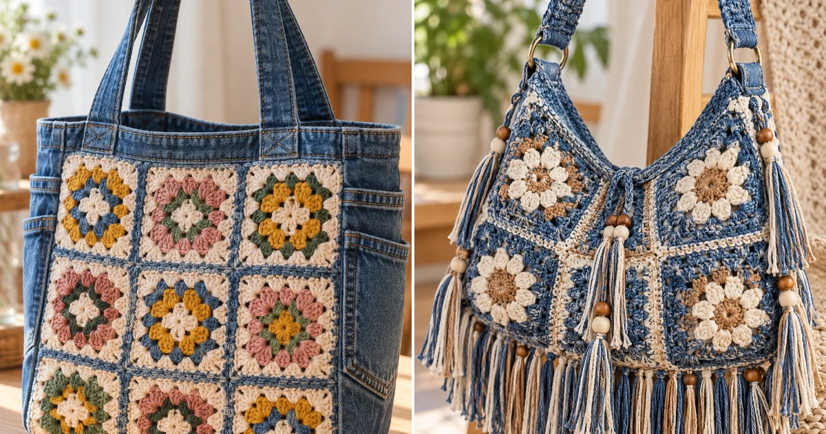 Crochet jeans bag: 7 Top DIY Ideas for 2026 crochet jeans bag