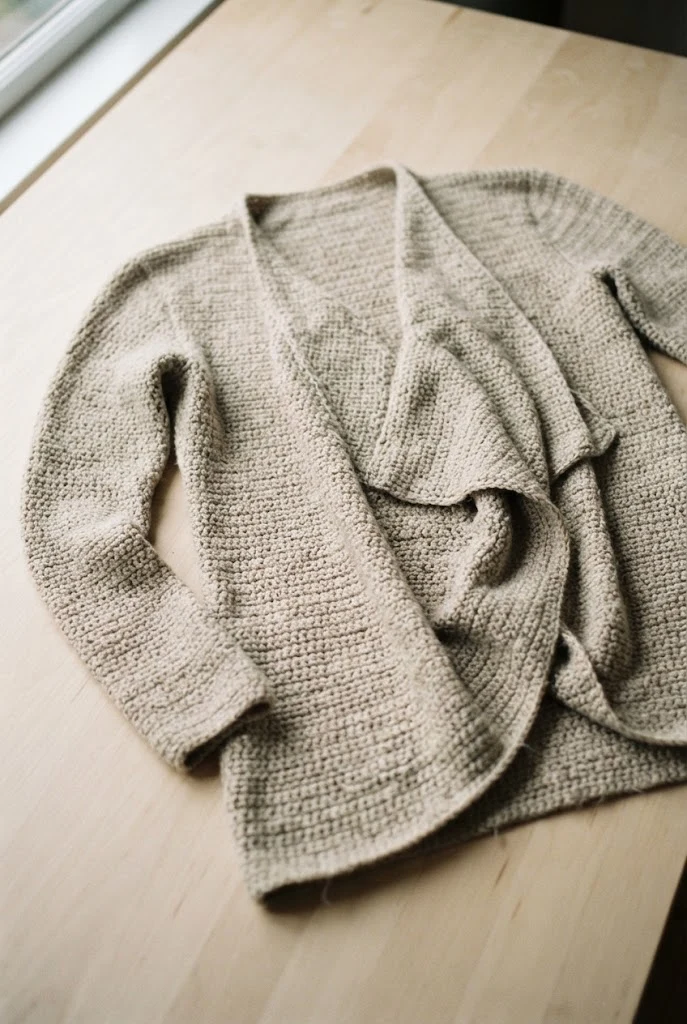 Elegant Waterfall Drape Jumper — crochet jumper style outfit