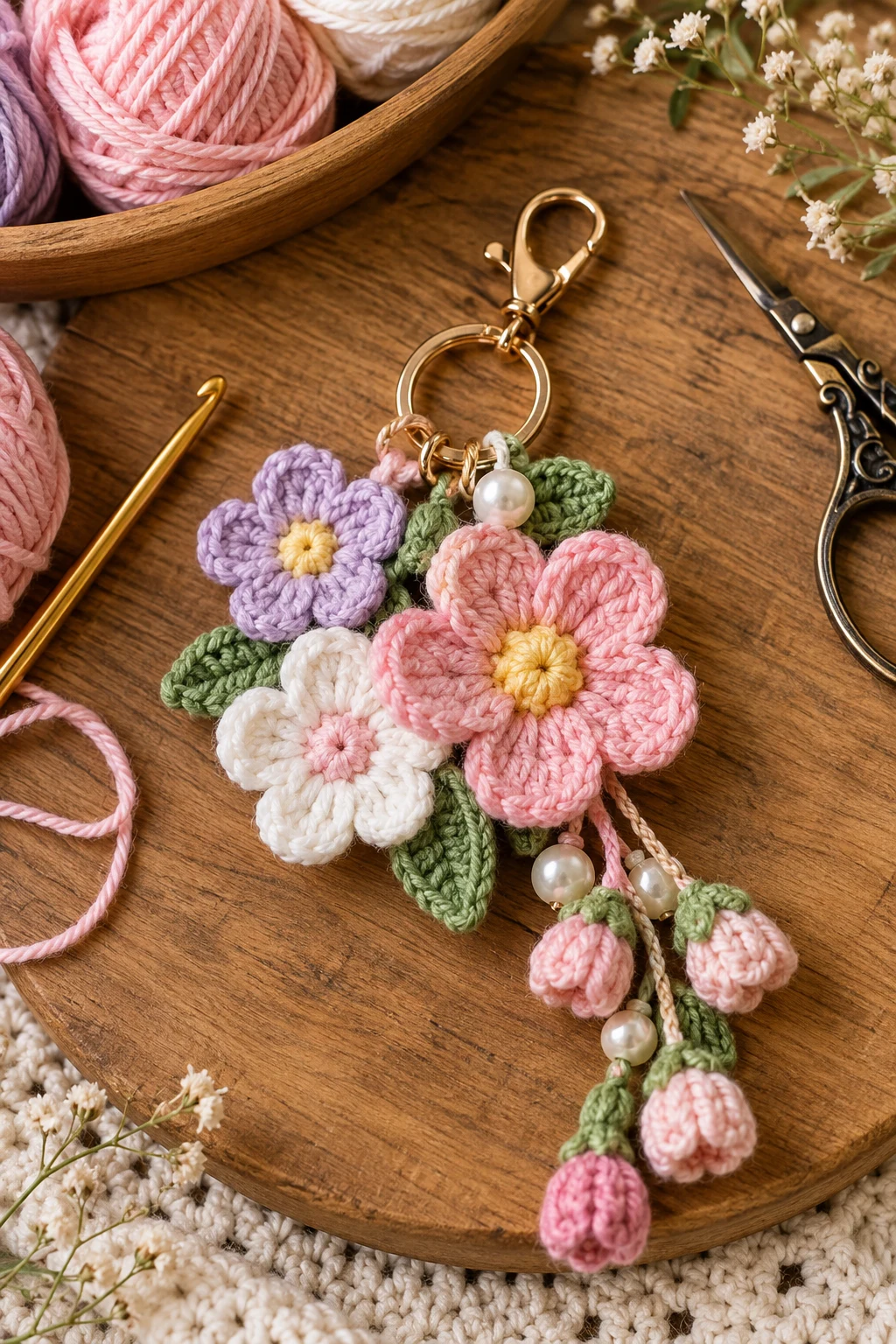 crochet key chains free pattern flower — Outfit 10 — crochet key chains free pattern flower style outfit