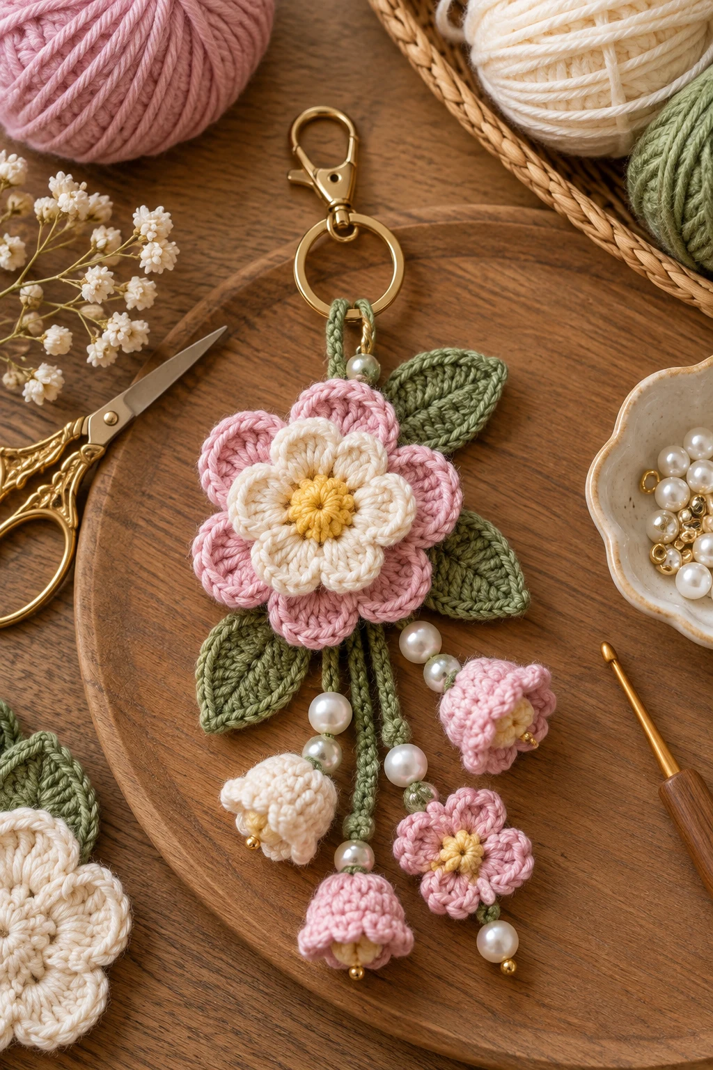 crochet key chains free pattern flower — Outfit 14 — crochet key chains free pattern flower style outfit