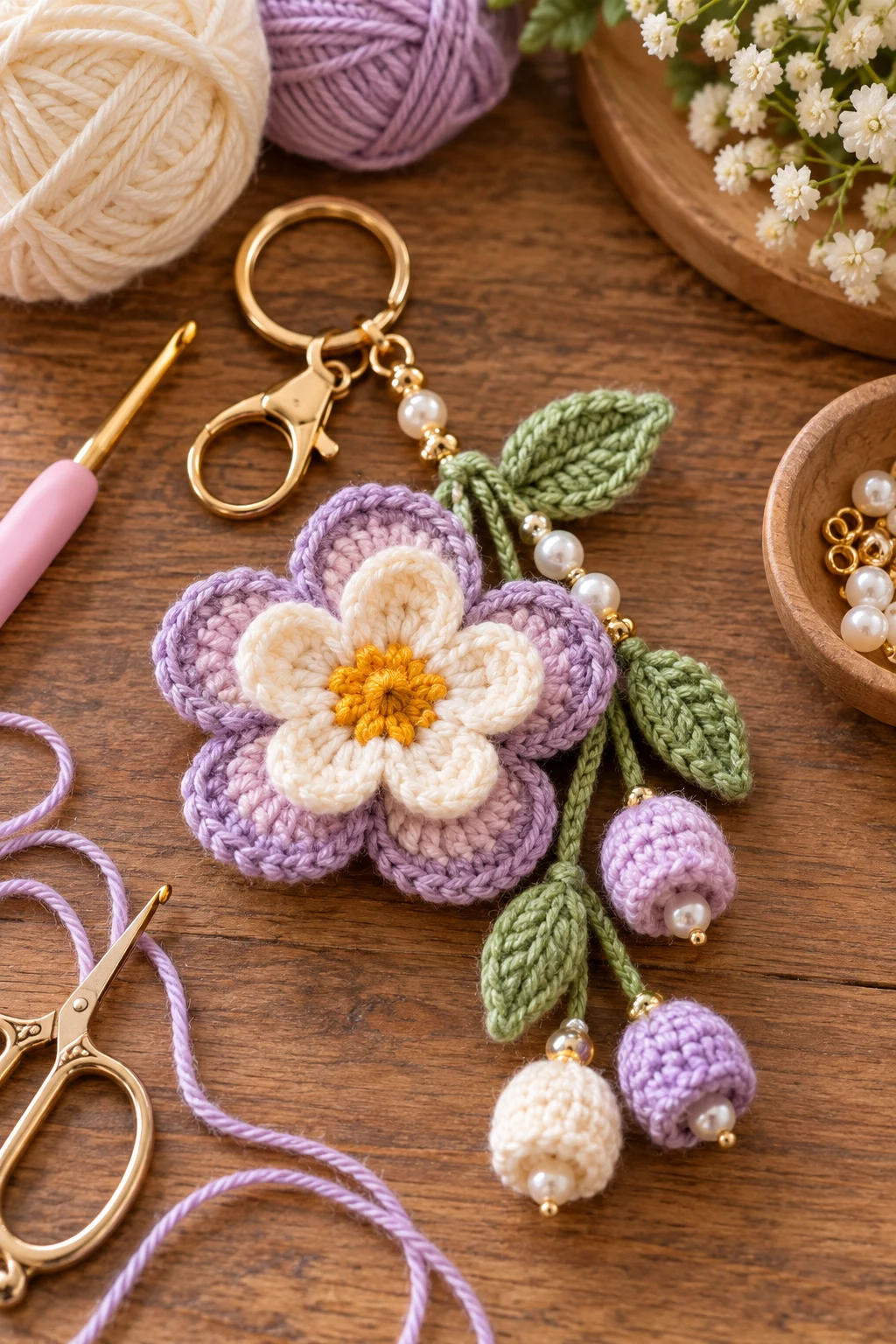 crochet key chains free pattern flower — Outfit 16 — crochet key chains free pattern flower style outfit