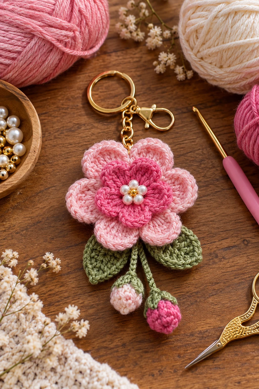 crochet key chains free pattern flower — Outfit 3 — crochet key chains free pattern flower style outfit
