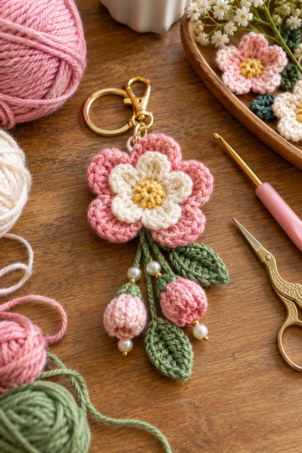 crochet key chains free pattern flower — Outfit 5 — crochet key chains free pattern flower style outfit