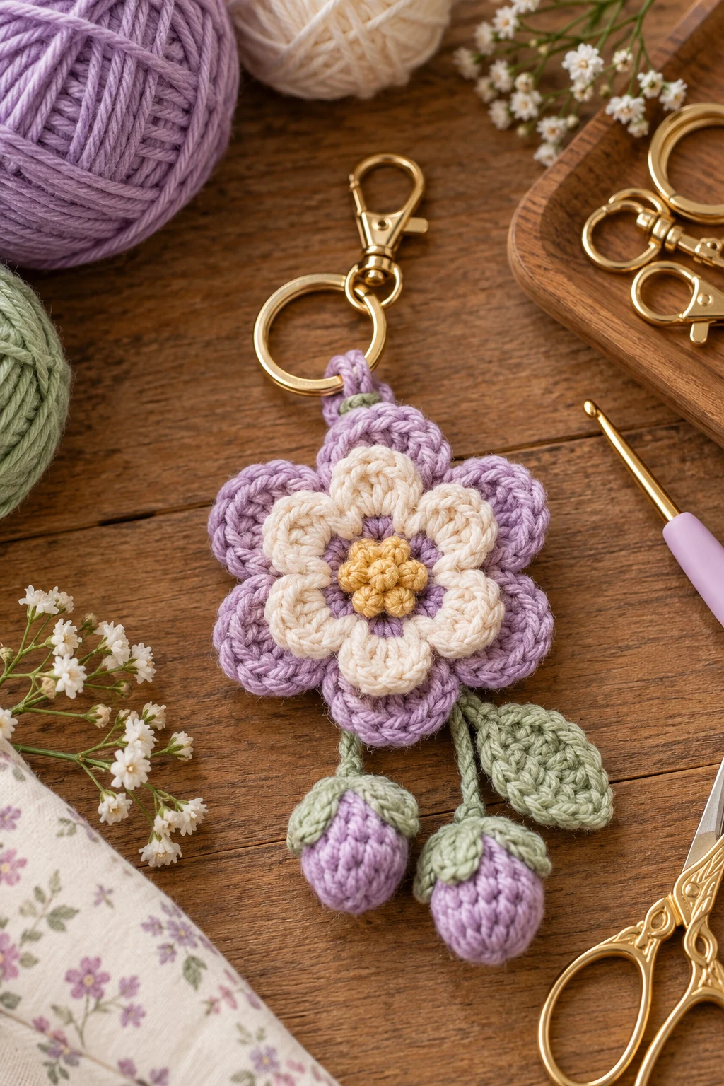 crochet key chains free pattern flower — Outfit 8 — crochet key chains free pattern flower style outfit