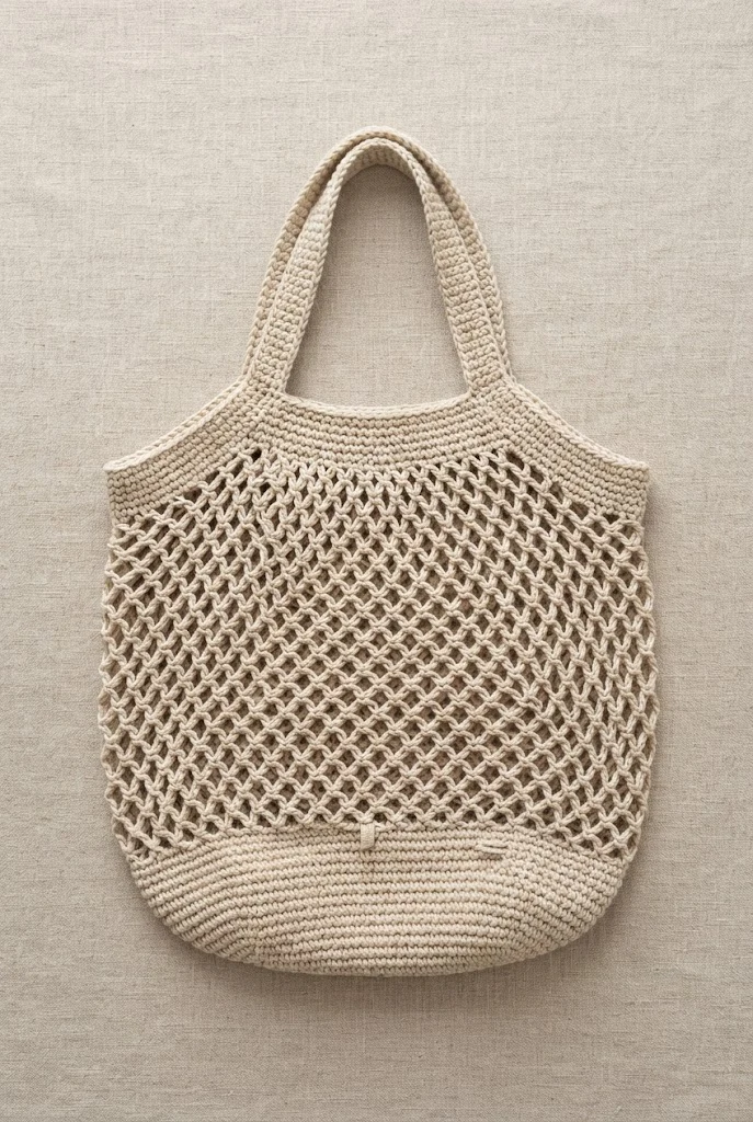 Expandable Grocery Catch-All — crochet mesh bag pattern free