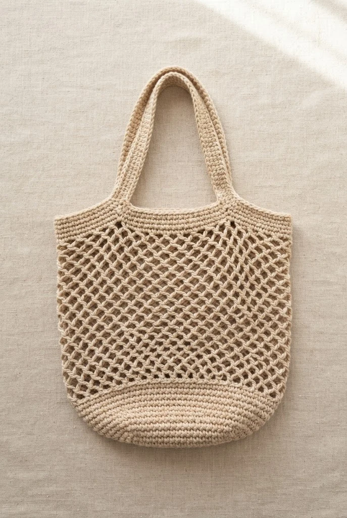 Beginner-Friendly Mesh Bag — crochet mesh bag pattern free