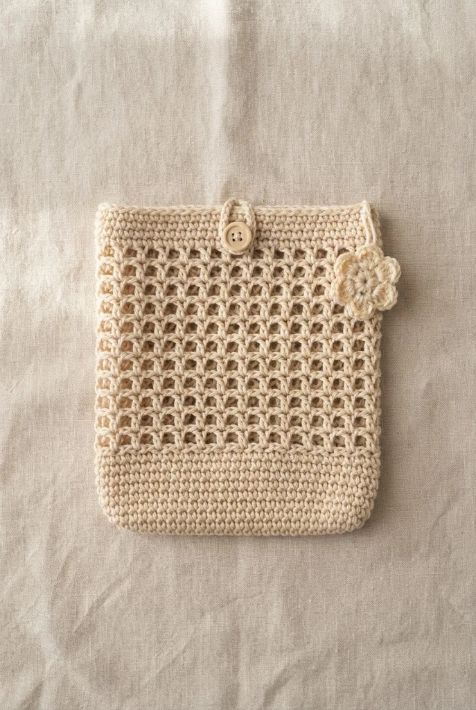 Petite Everyday Pouch — crochet mesh bag pattern free