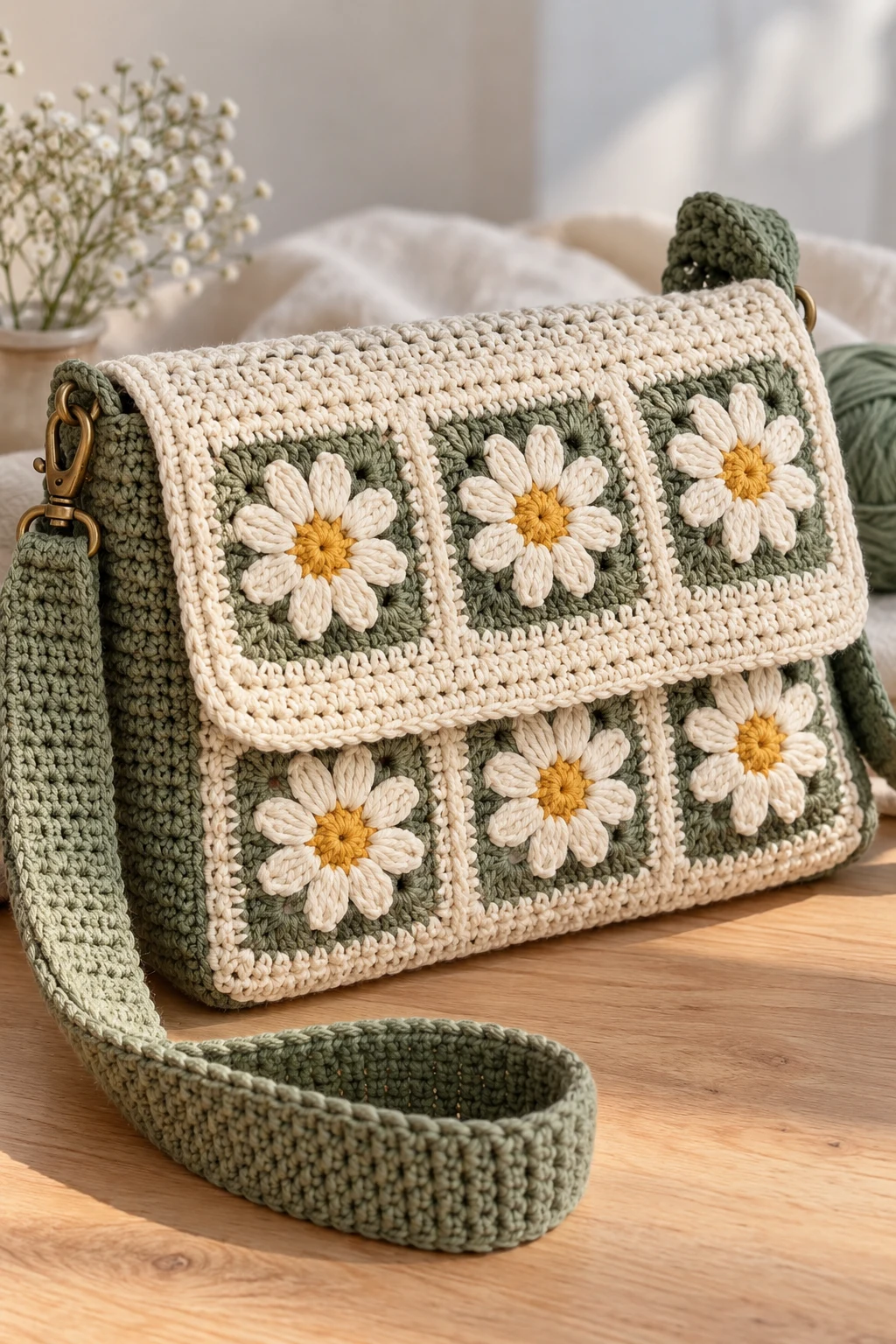 crochet messenger bag tutorial — Outfit 13 — crochet messenger bag tutorial style outfit