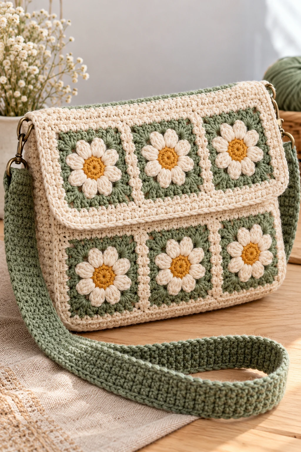 crochet messenger bag tutorial — Outfit 17 — crochet messenger bag tutorial style outfit