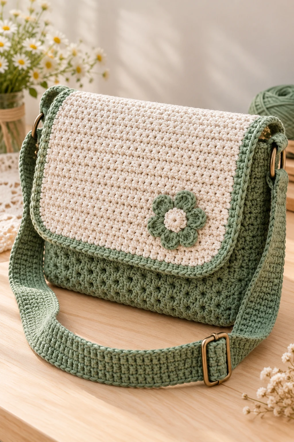 Il envoie un message par pin, un par un — crochet messenger bag tutorial style outfit
