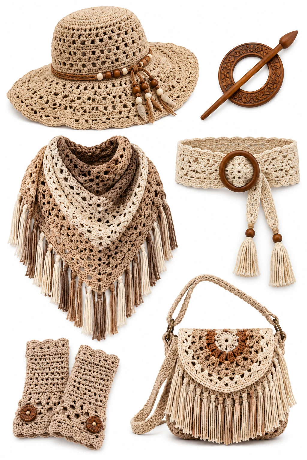 Shop: crochet poncho accessories