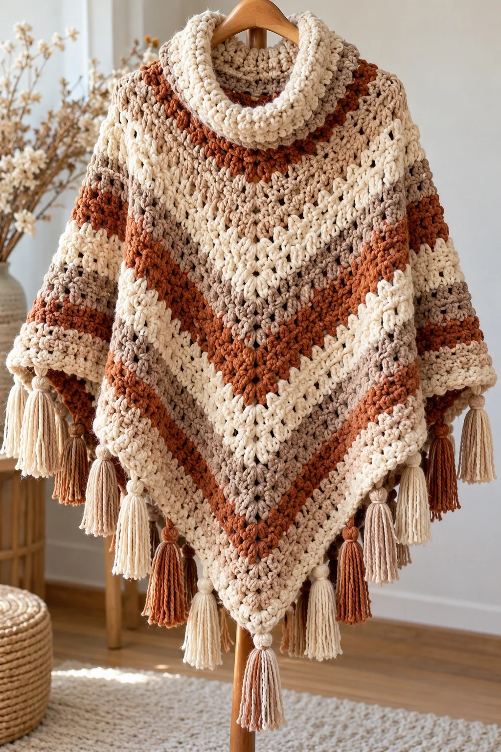 The Oversized Chunky Crochet Poncho — crochet poncho