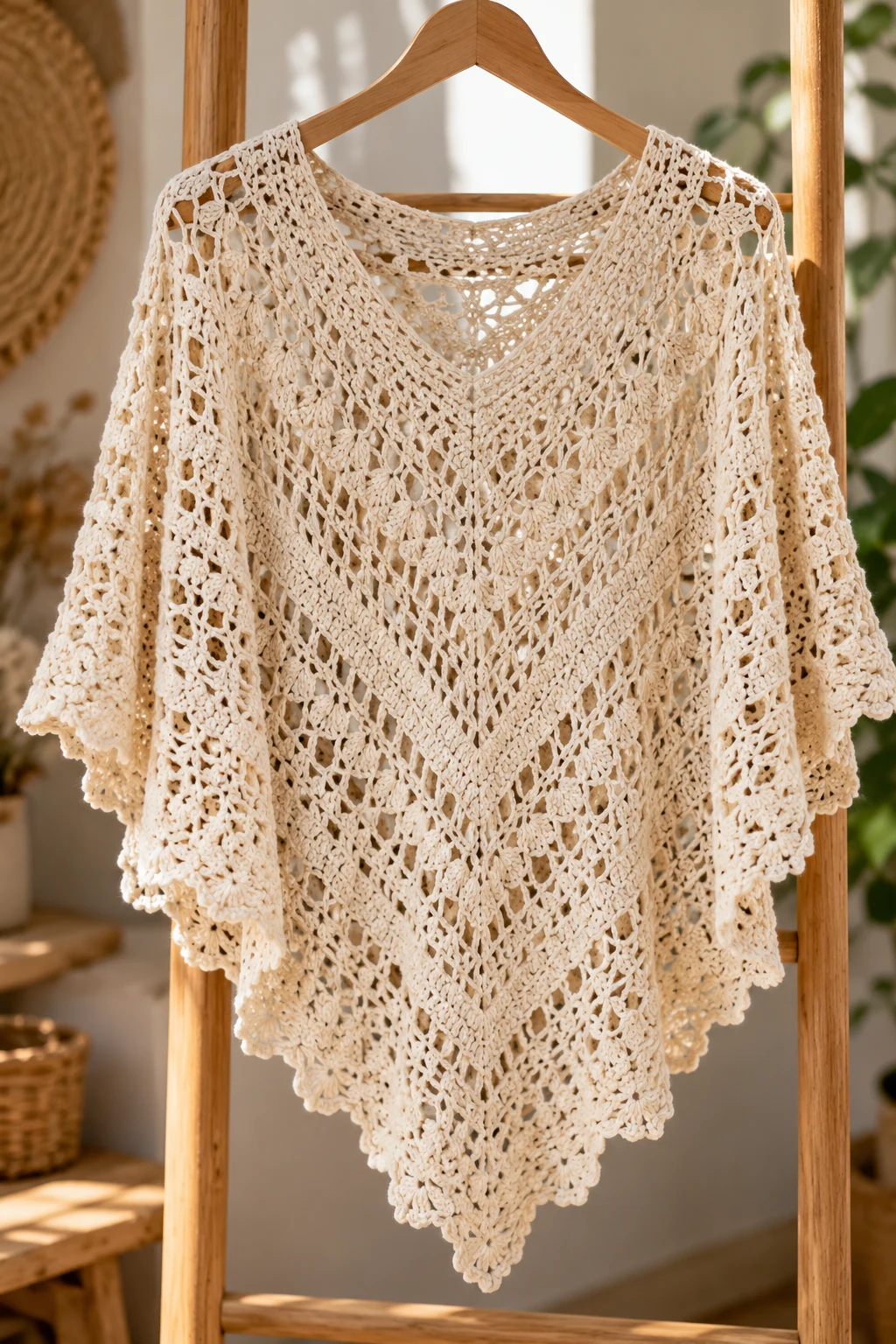 The Lightweight Lace Crochet Poncho — crochet poncho
