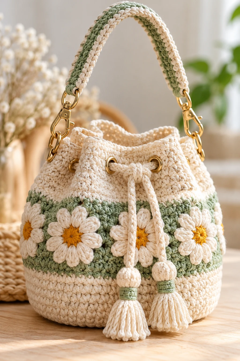 Crochet Mini Bucket Bag — crochet small bag pattern free