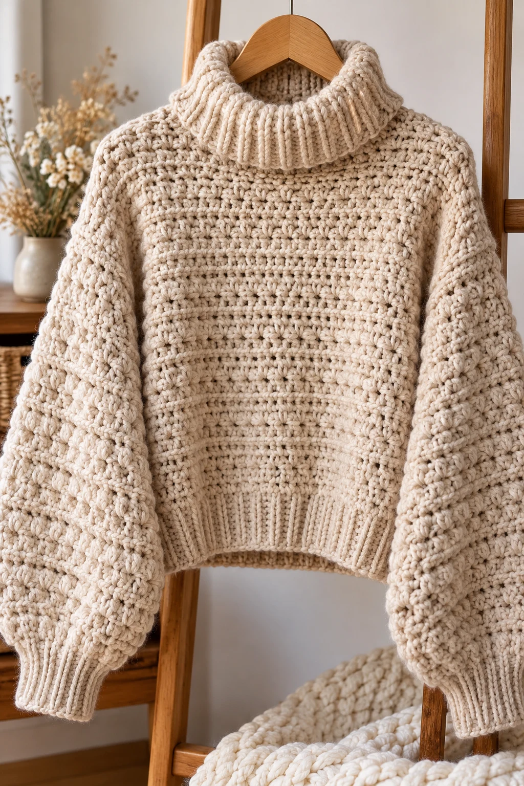 The Cozy Turtleneck Sweater — crochet sweater design ideas style outfit