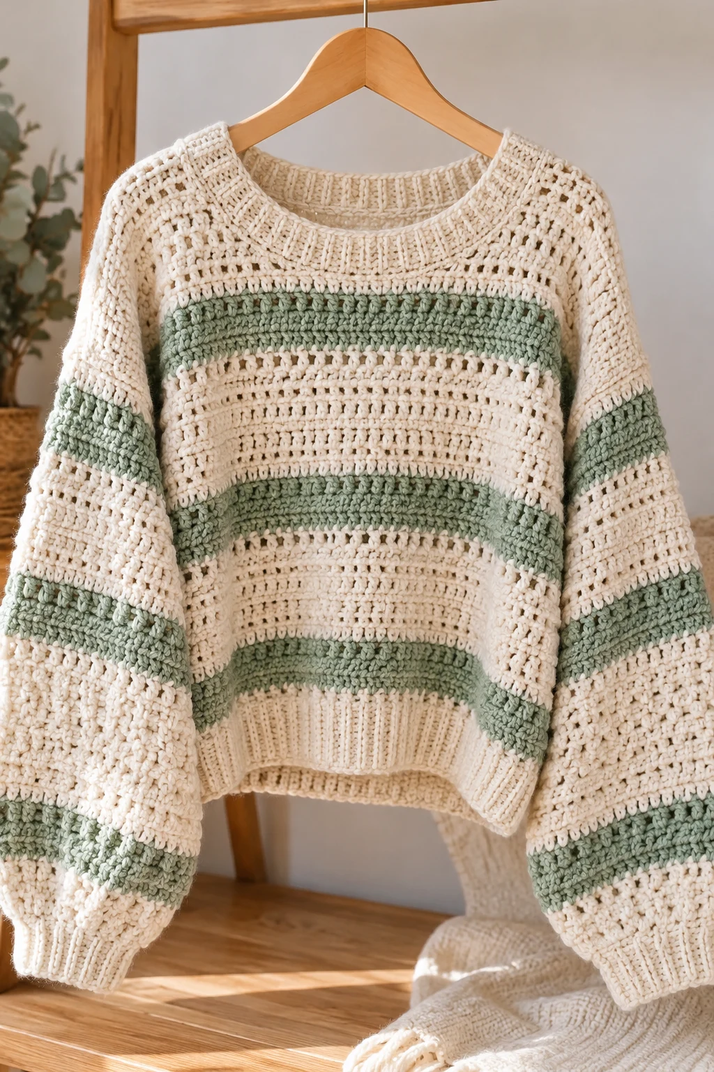 The Beginner-Friendly Drop-Shoulder Sweater — crochet sweater design ideas style outfit