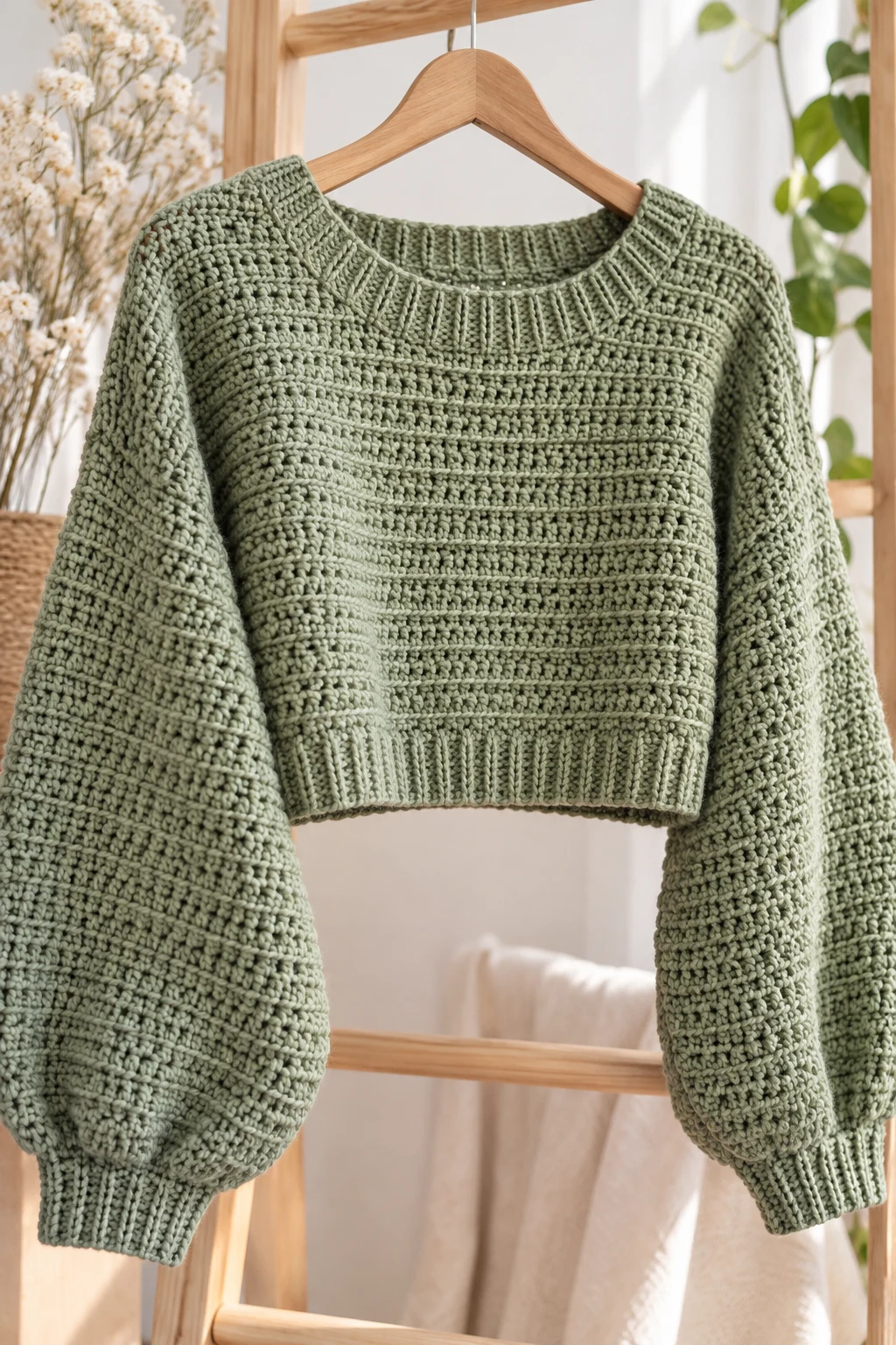 The Cropped Everyday Sweater — crochet sweater design ideas style outfit