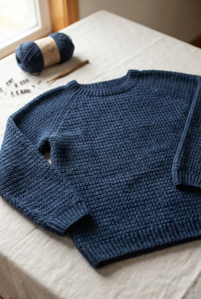 The Midnight Garden Pullover — crochet sweater inspiration style outfit