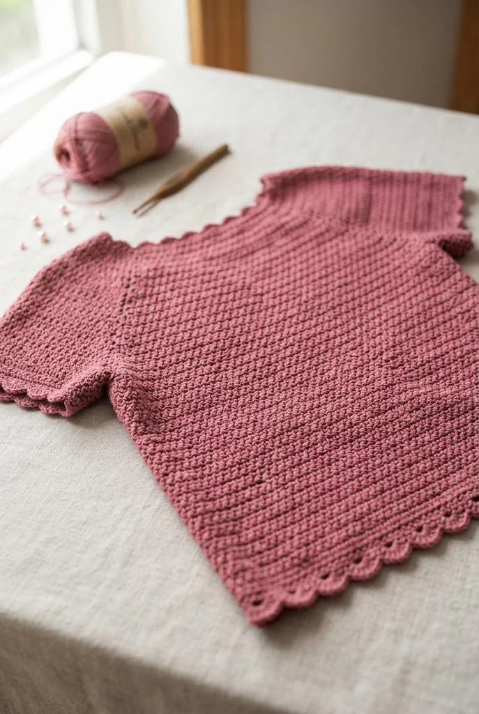 The Blush Hour Sweater-Blouse — crochet sweater inspiration style outfit