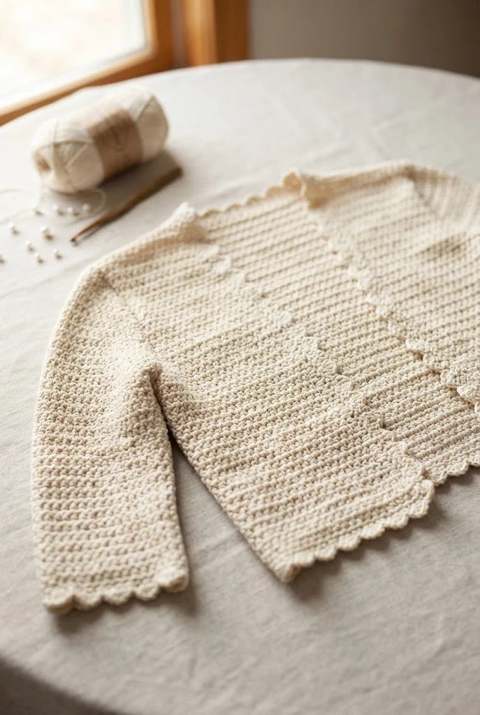 The Crocette-Stitch Shrug — crochet sweater inspiration style outfit