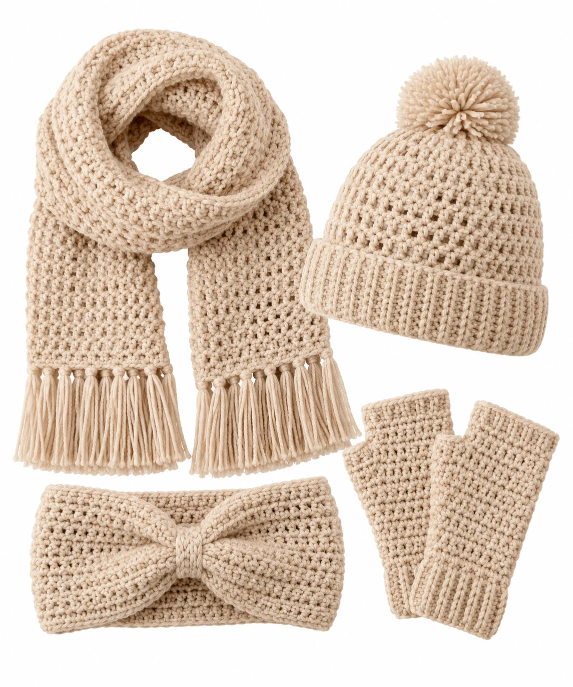 Shop: crochet sweater one color accessories