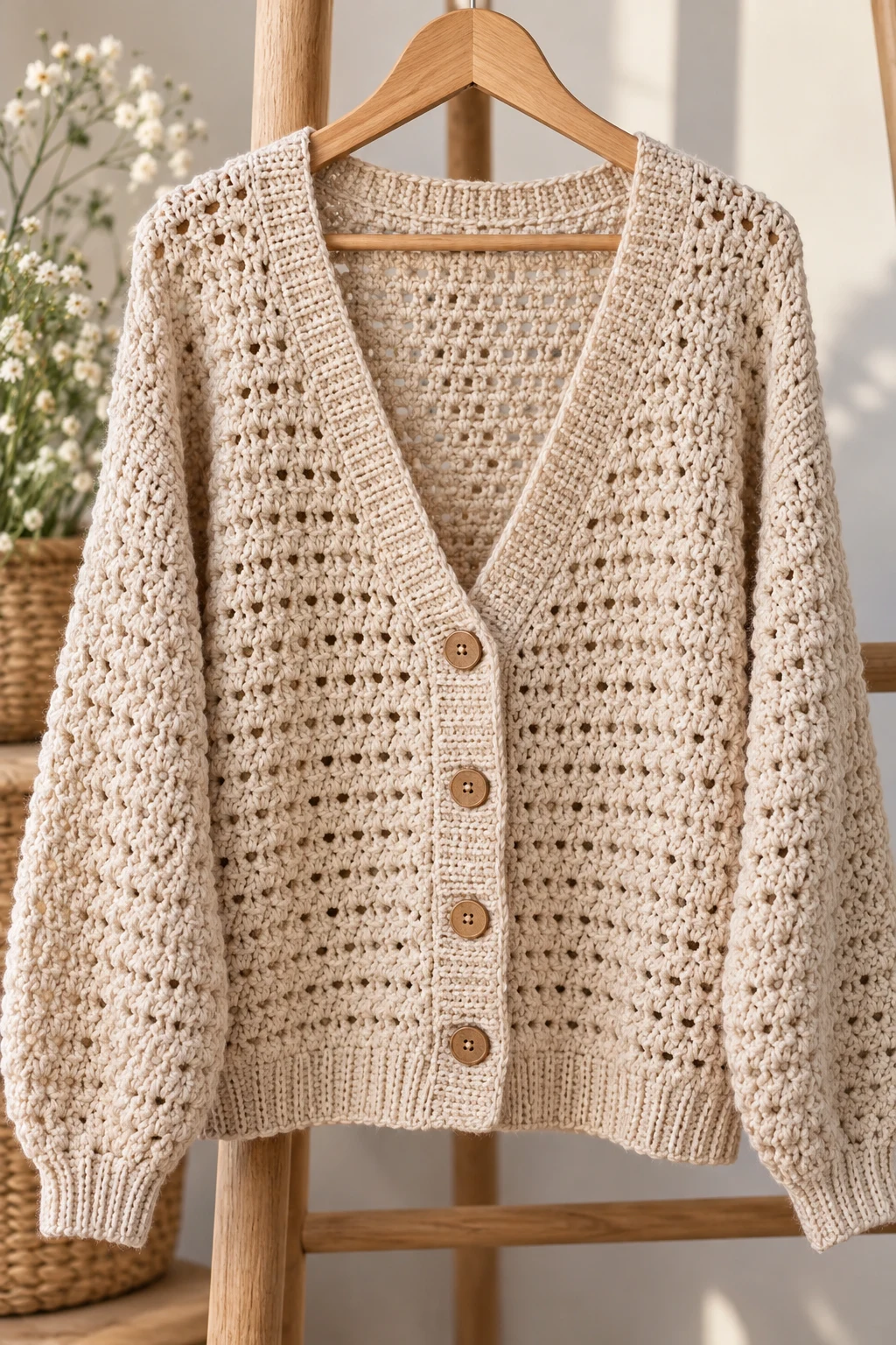 The Simple Crochet Cardigan — crochet sweater simple style outfit