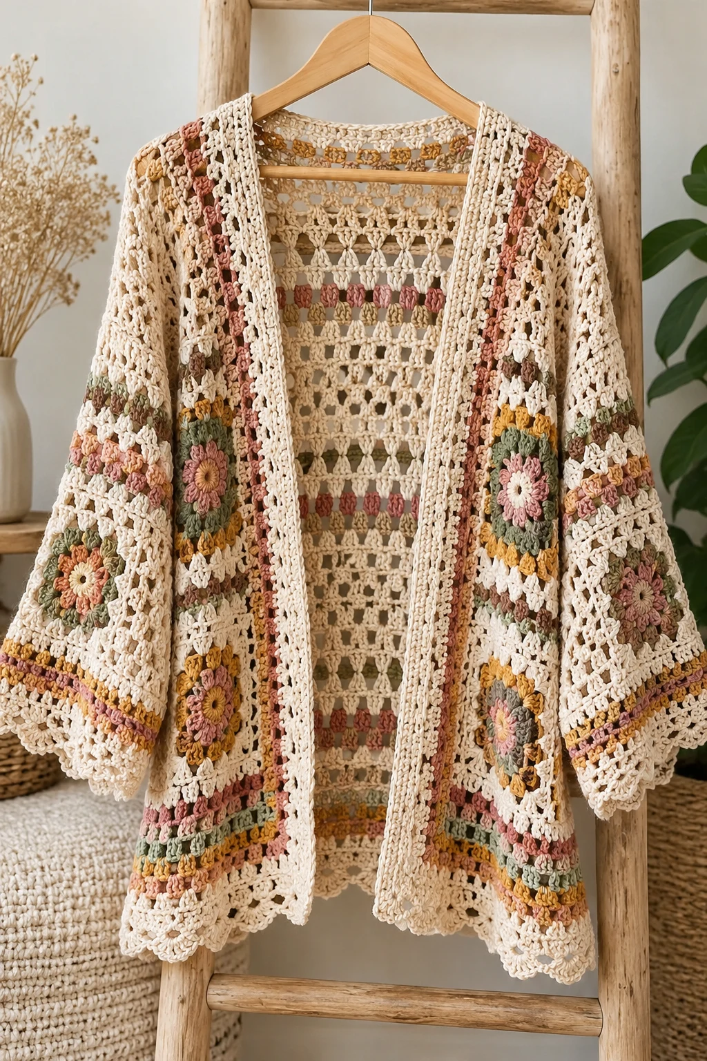 The Boho Open-Front Sweater — crochet sweaters patterns