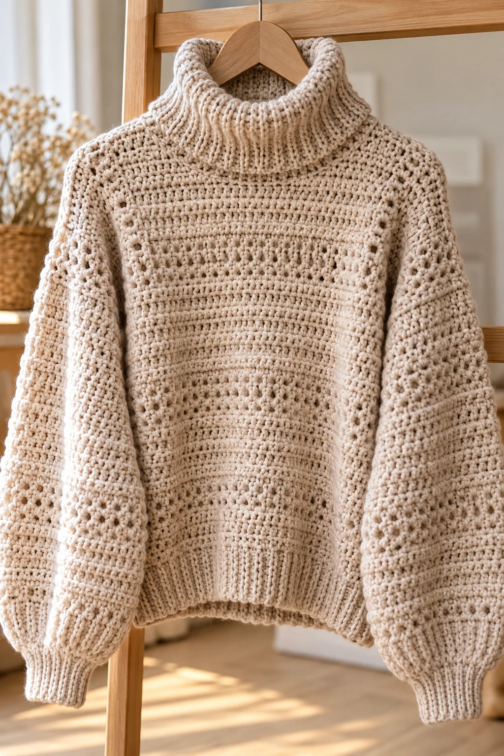 The Elegant Turtleneck Sweater — crochet sweaters patterns