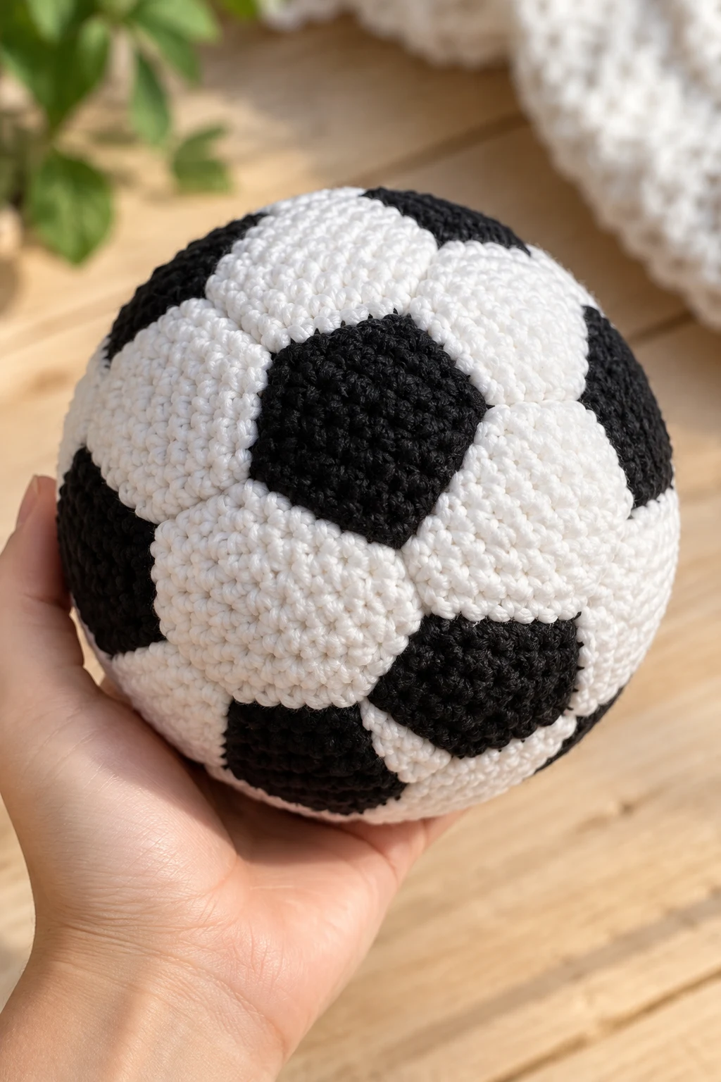 Crochet Soccer Ball Plushie — crochet things for boys style outfit