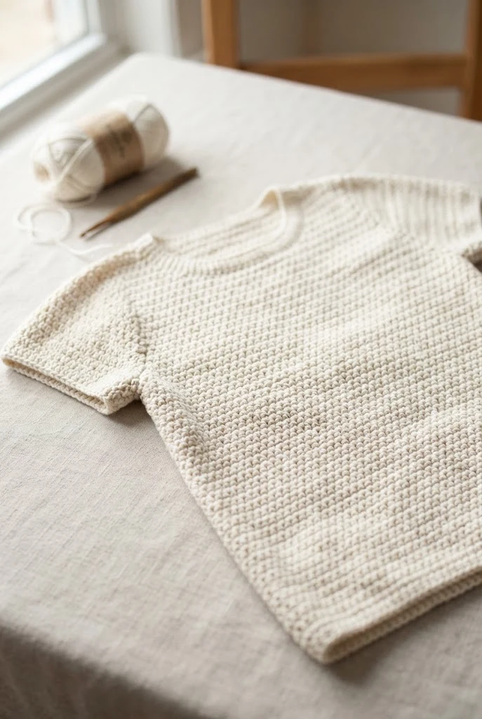 The Alabaster T-Shirt Top — crochet top for winter style outfit