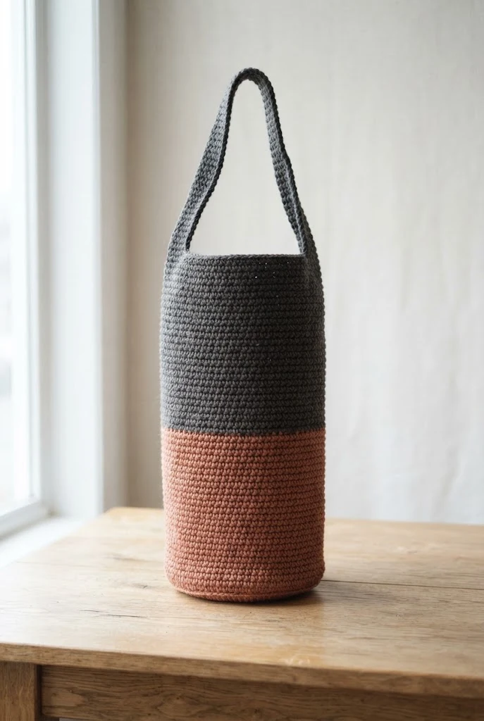 Two-Tone Colorblock Fitness Sack — crochet yoga mat bag style outfit