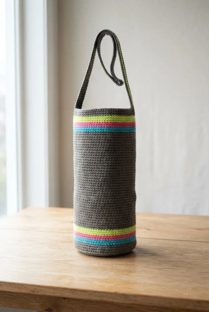 Neon Pop Sporty Cylinder Sling — crochet yoga mat bag style outfit