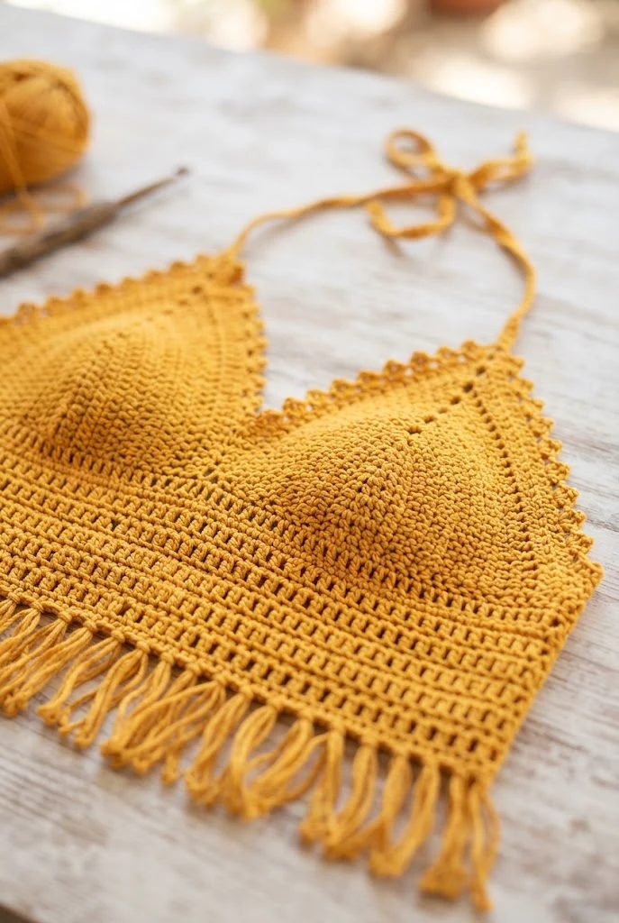 Sunset Bohemian Festival — crocheted top outfit style outfit